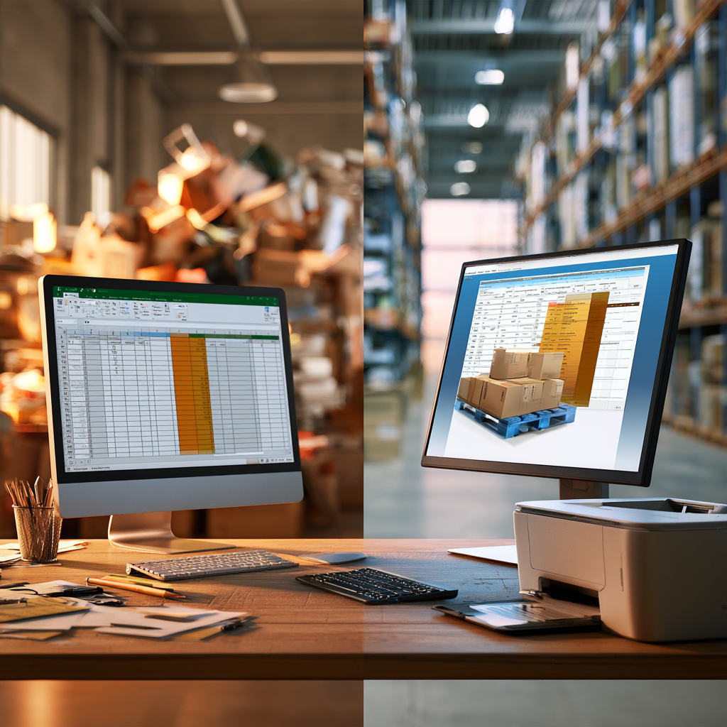 Errores en Excel al gestionar operaciones de logística y paquetería manualmente.